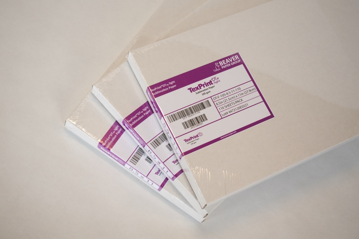 TexPrint XP HR - Transfer paper for sublimation on roll Brand: TEXPRINT  Basic weight: 105 g/m² Dimension: 33 cm x 34 m
